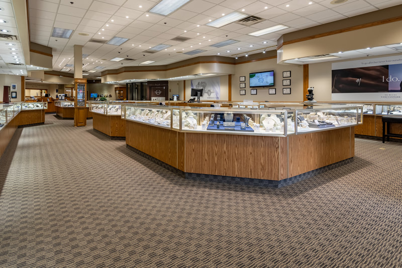 The retail space of Day's Jewelers in Bangor, Maine. 