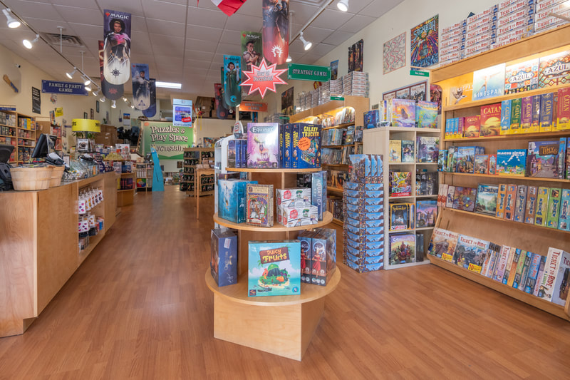 interior of the retail space at Diversions in Portsmouth, New Hampshire