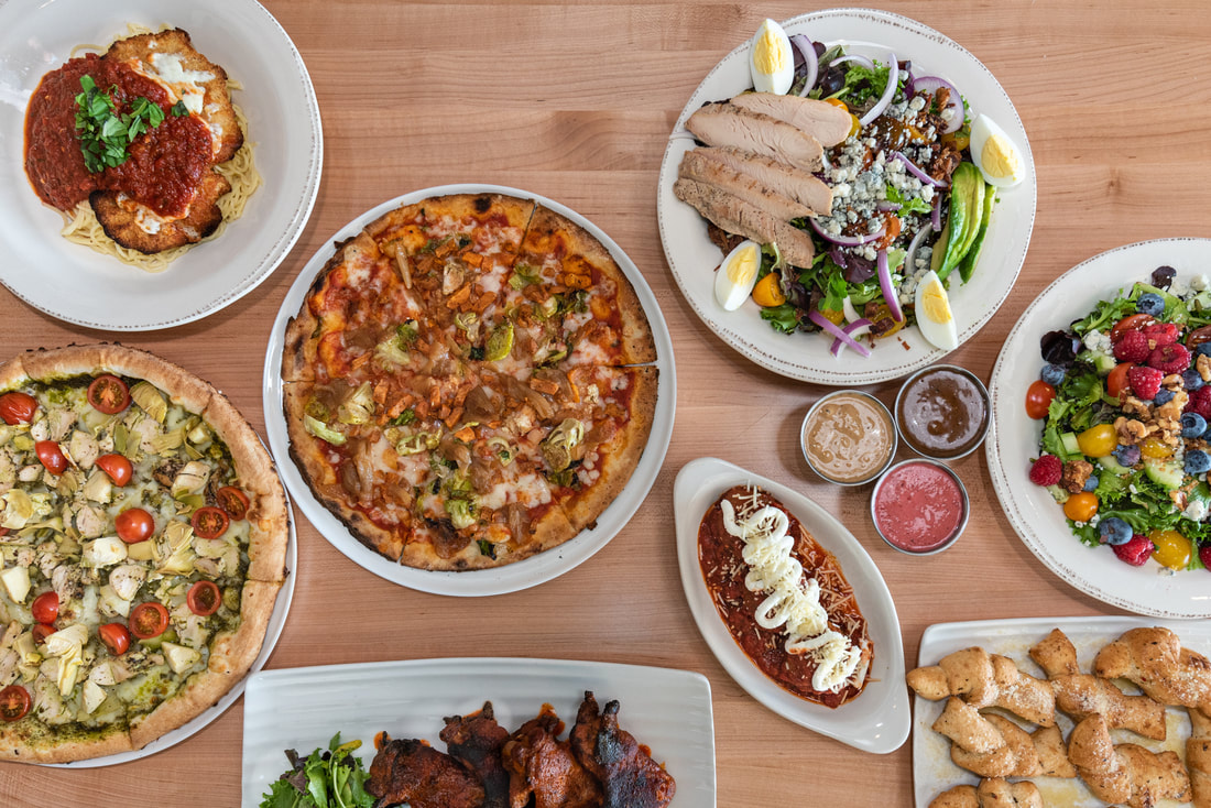 the 2020 menu for Dough Pizza + Craft Beer