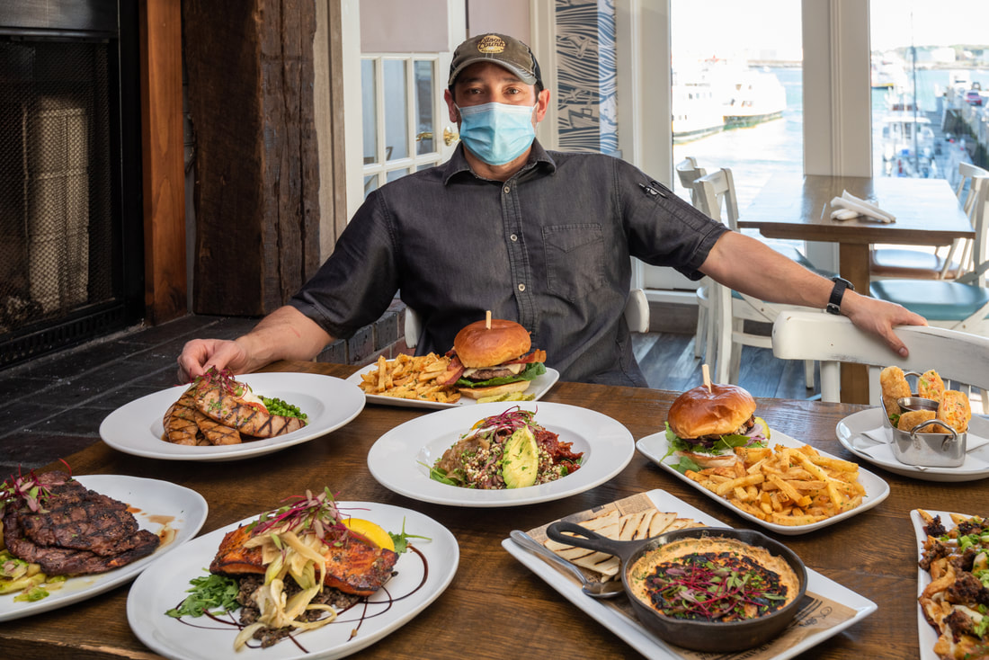 image of the head chef from RiRa with all of the new fall 2020 menu items